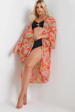 Abstract Print Beach Shirt