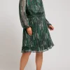 Abstract Print Mini Dress