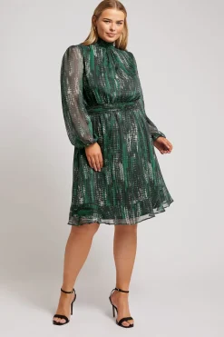 Abstract Print Mini Dress