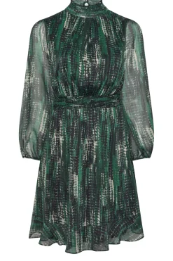 Abstract Print Mini Dress
