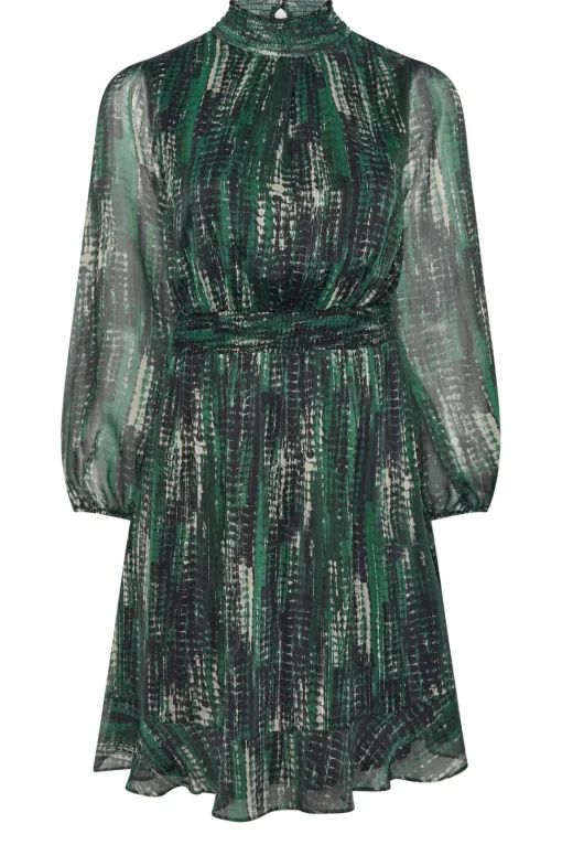 Abstract Print Mini Dress