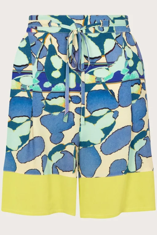 Abstract Print Shorts