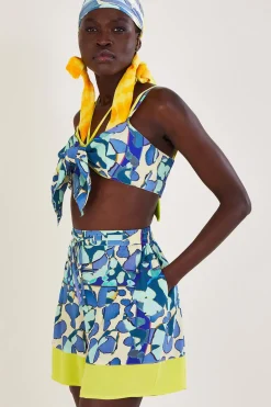 Abstract Print Shorts