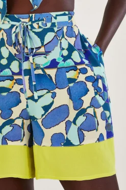 Abstract Print Shorts