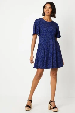 Animal Angel Sleeve Mini Dress