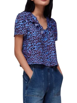 Animal Cheetah Blouse-Animal Print