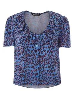 Animal Cheetah Blouse-Animal Print