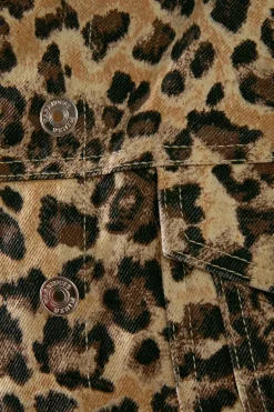 Animal Denim Boxy Jacket
