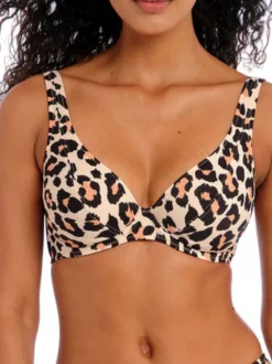 Animal Instinct High Apex Bikini Top