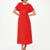 Annabelle Cape Sleeve Dress-