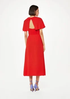 Annabelle Cape Sleeve Dress-