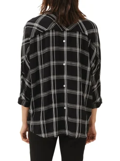 Arella Check Blouse-Checked