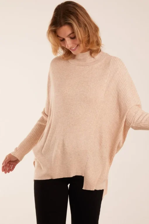 Asymmetric Hem Detail Jumper