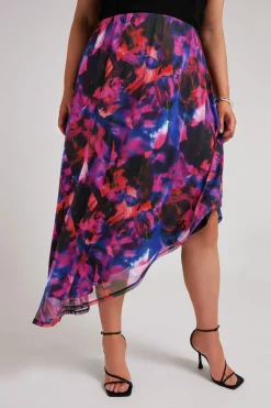Asymmetric Mesh Skirt
