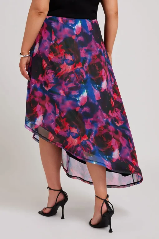 Asymmetric Mesh Skirt