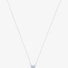 Attract Square Clear Crystal Necklace 5510696