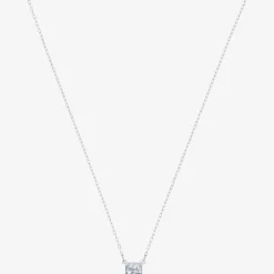 Attract Square Clear Crystal Necklace 5510696