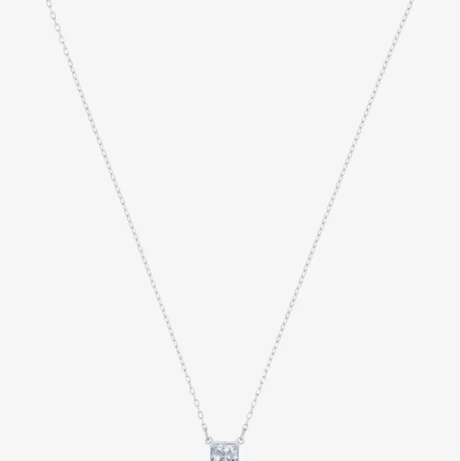 Attract Square Clear Crystal Necklace 5510696