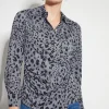 Aubrey Jersey Leopard Print Shirt