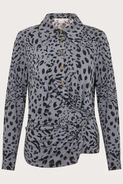 Aubrey Jersey Leopard Print Shirt