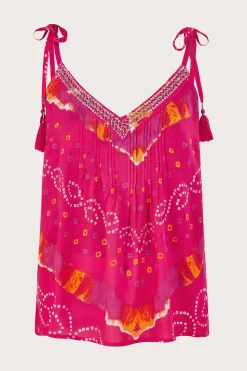 Bandhani Dye Cami Top