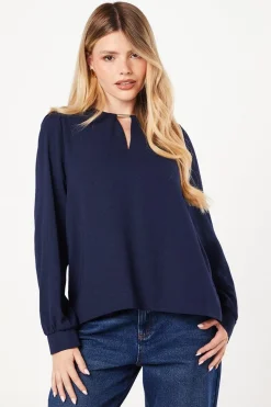 Bar Trim Overhead Blouse