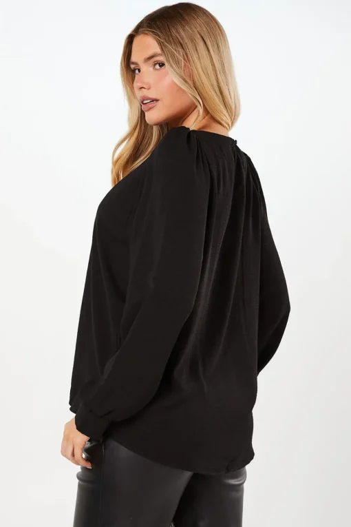 Bar Trim Overhead Blouse