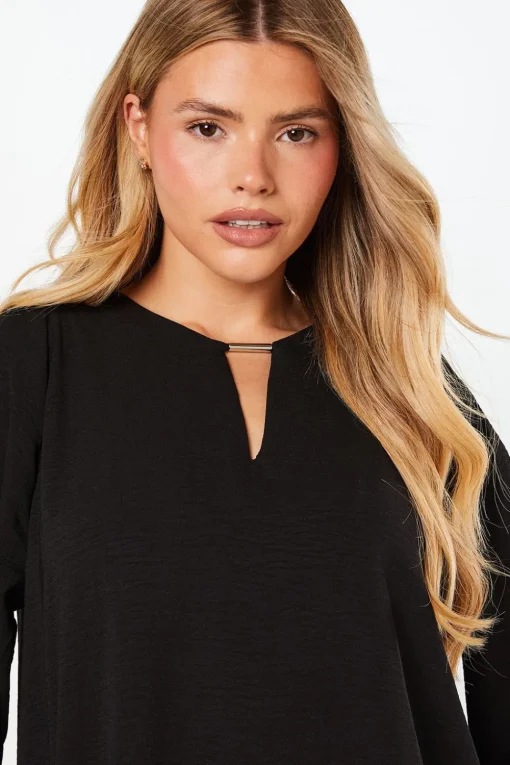 Bar Trim Overhead Blouse