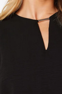 Bar Trim Overhead Blouse