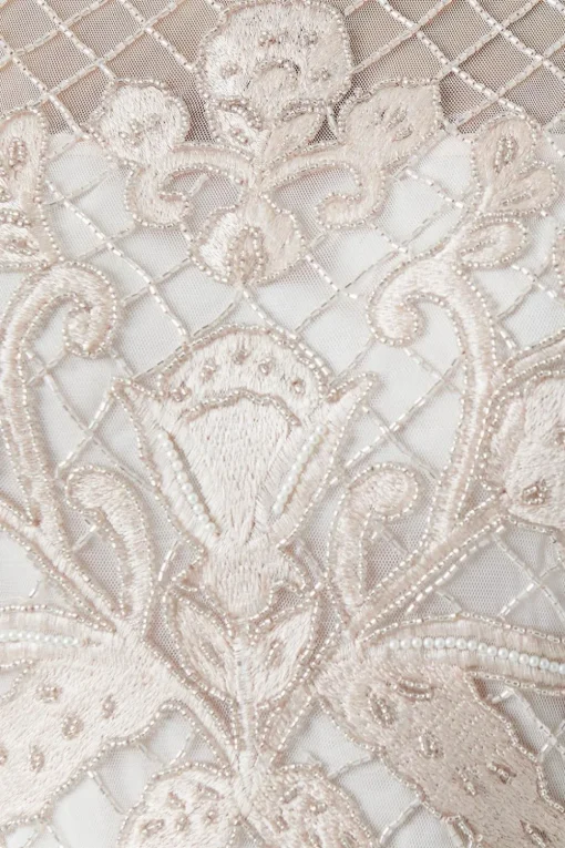 Baroque Embellished Angel Sleeve Two In One Bridesmaid Dress