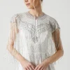 Baroque Embellished Bridal Cape