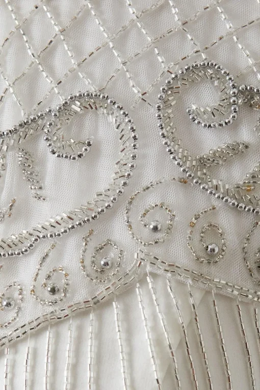 Baroque Embellished Bridal Cape