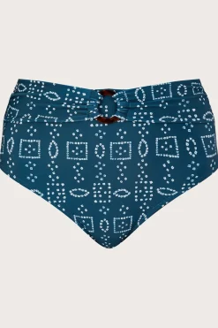 Batik Dye Print Bikini Bottoms