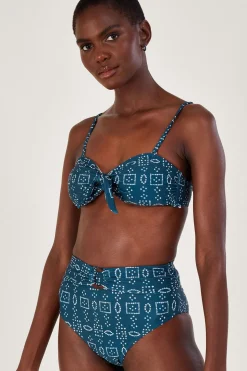 Batik Dye Print Bikini Bottoms