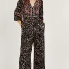 Batik Embroidered Jumpsuit in LENZING邃