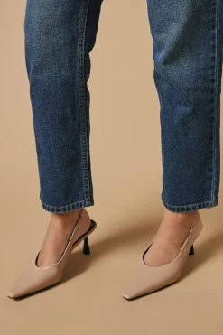 Bella Chisel Toe Slingback Medium Stiletto Heeled Shoe