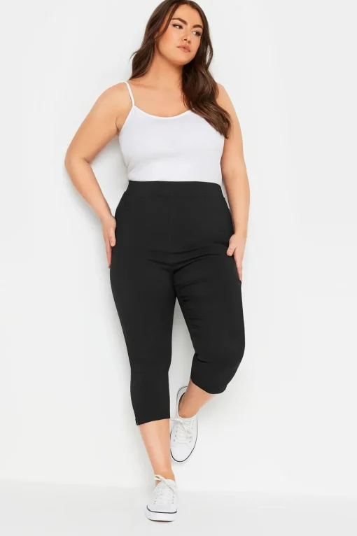 Bengaline Cropped Pull On Trousers