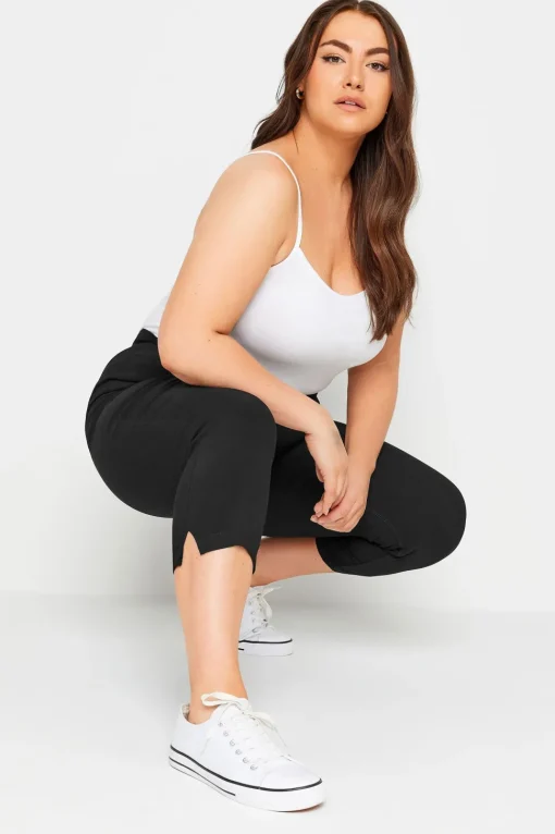 Bengaline Cropped Pull On Trousers