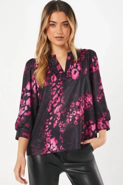 Berry Animal Overhead Blouse