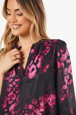 Berry Animal Overhead Blouse