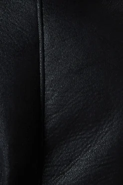 Black Suede Aviator Jacket
