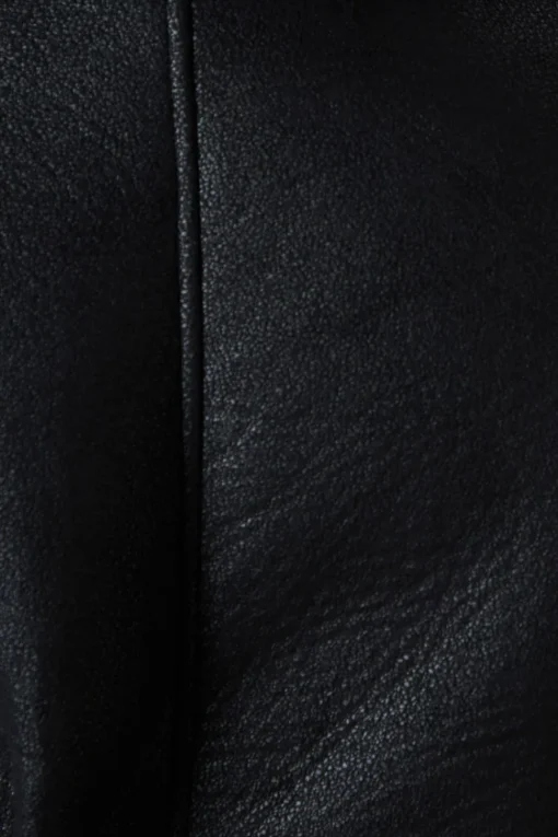 Black Suede Aviator Jacket