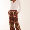Border Design Printed Trousers