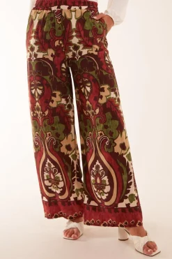Border Design Printed Trousers