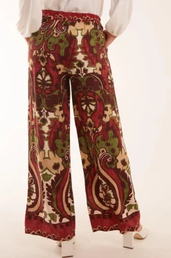 Border Design Printed Trousers