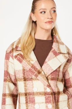 Boucle Check Double Breasted Coast