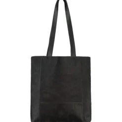 Bow Compact Haircalf Leather Tote Bag Black | BBLYN