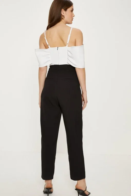 Bow Detail Bardot Jumpsuit