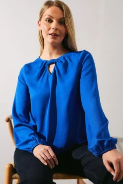 Bow Detail Woven Top