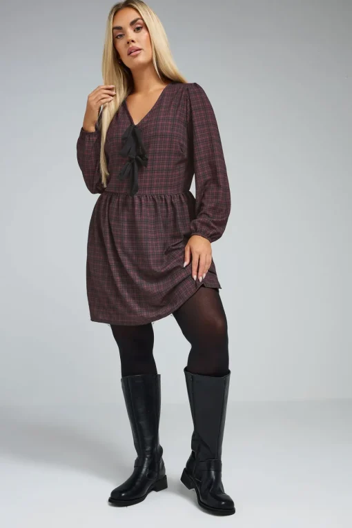 Bow Front Mini Dress